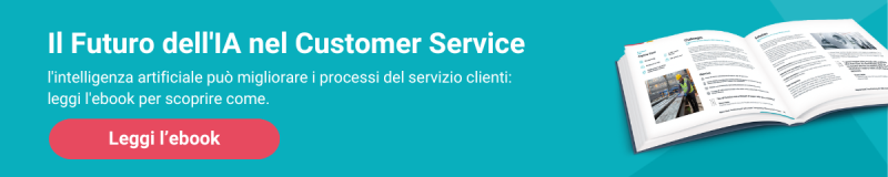 Il futuro dell'IA nel customer service ebook