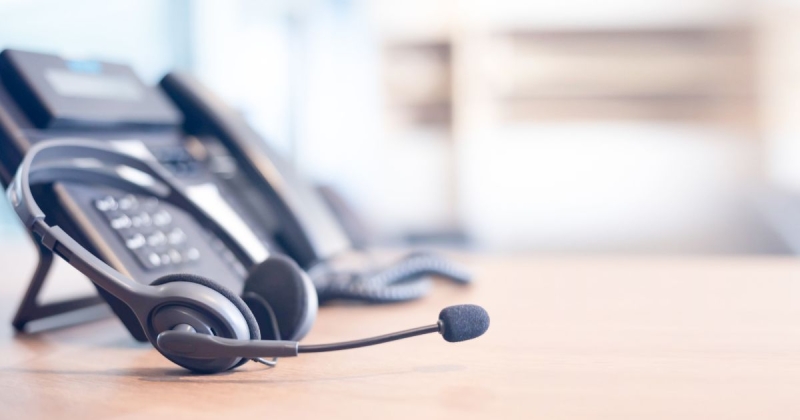 Una postazione customer service