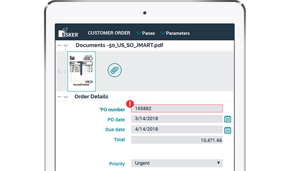 Esker's AI technology machine learning in action