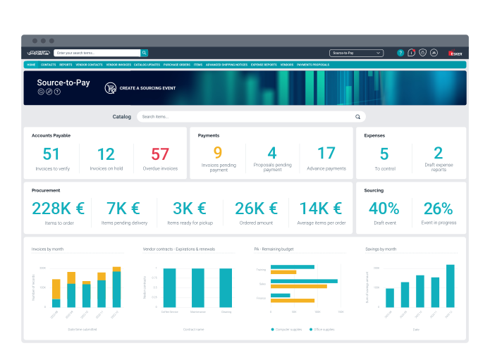 Source-to-Pay solution illustration