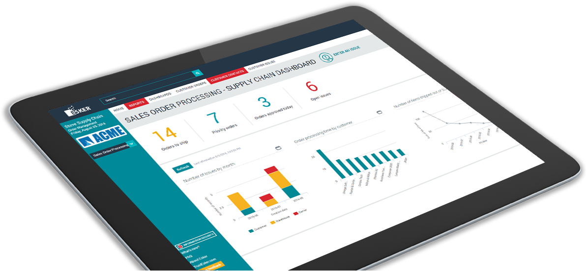 sop supply chain tablet