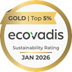 Ecovadis 2026 Gold medal