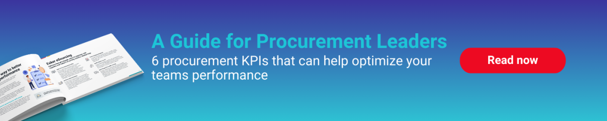 Procurement KPIs esker ebook cover