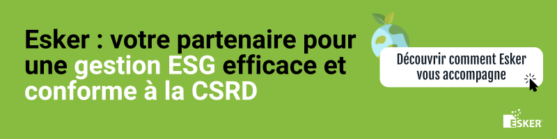 Solution CSRD ESG durabilite entreprise Esker