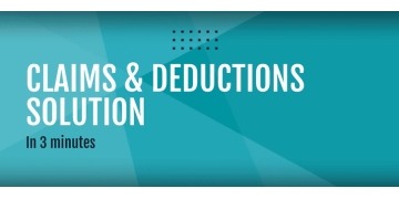 Claims & Deductions Solution in 3 Minutes