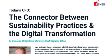 Today’s CFO: The Connector Between Sustainability Practices and the Digital Transformation